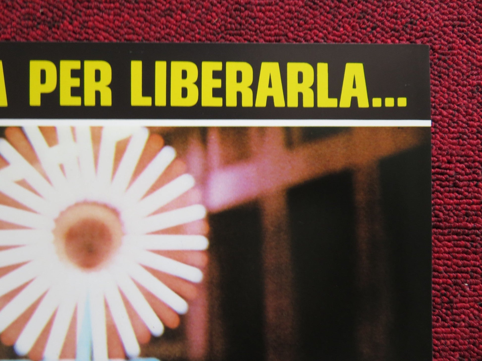 MAN ON FIRE - D ITALIAN FOTOBUSTA POSTER SCOTT GLEN JADE MALLE 1987 Rendezvous Cinema Movie posters