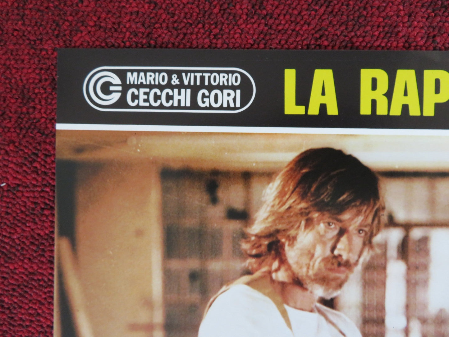 MAN ON FIRE - D ITALIAN FOTOBUSTA POSTER SCOTT GLEN JADE MALLE 1987 Rendezvous Cinema Movie posters