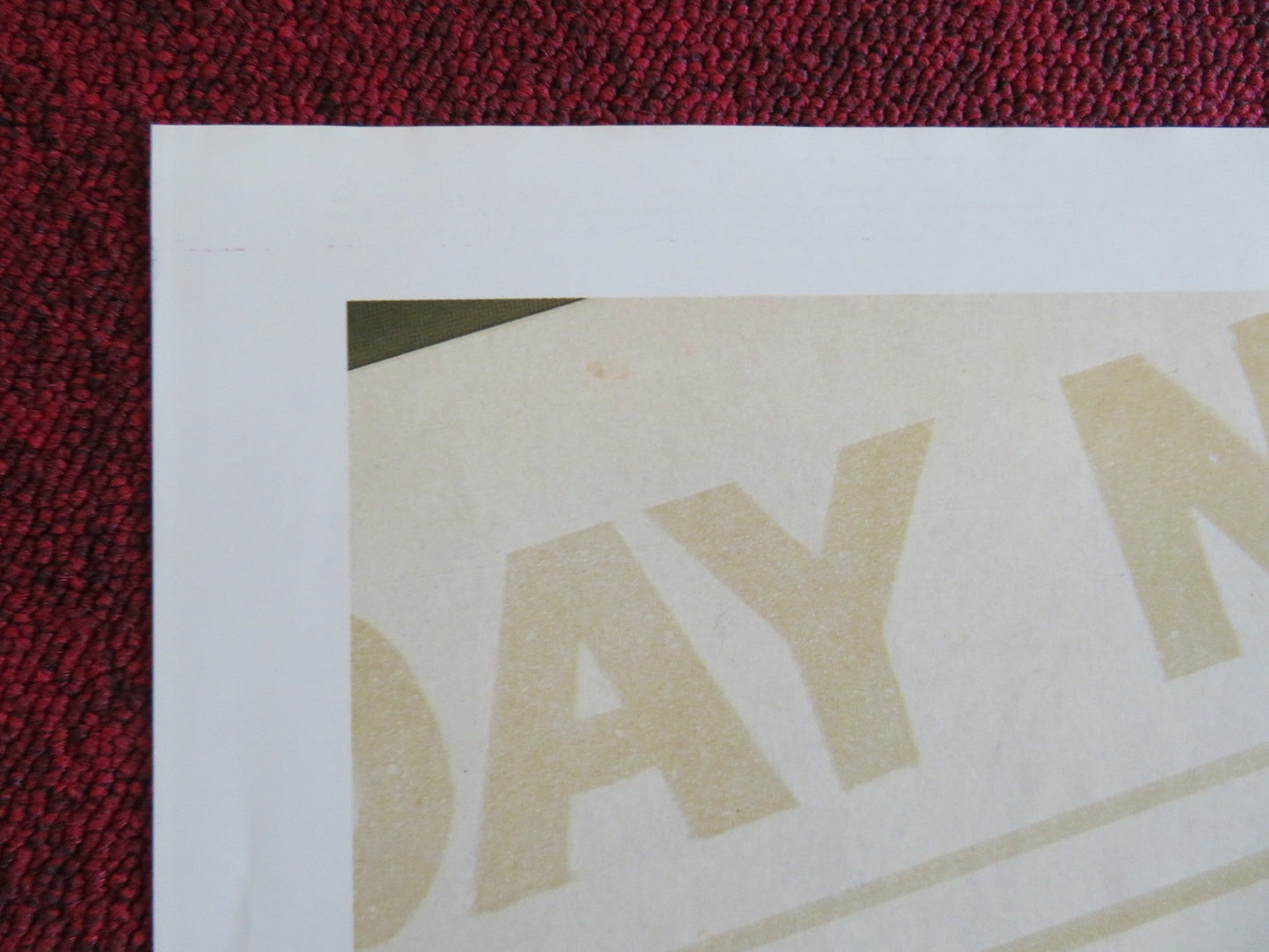 MAN ON FIRE FOLDED US ONE SHEET POSTER SCOTT GLENN JOE PESCI 1987 Rendezvous Cinema Movie posters