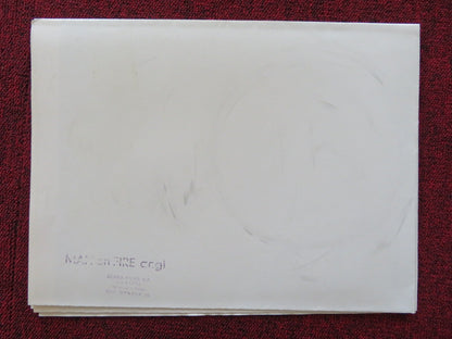 MAN ON FIRE FOLDED US ONE SHEET POSTER SCOTT GLENN JOE PESCI 1987 Rendezvous Cinema Movie posters