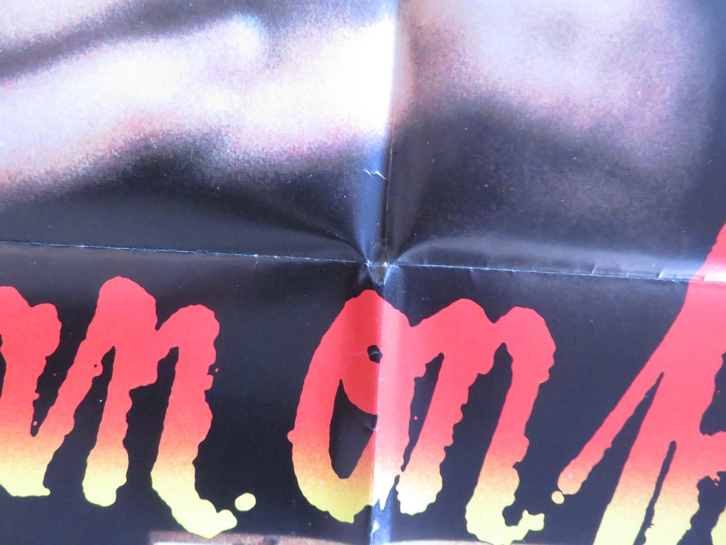 MAN ON FIRE FOLDED US ONE SHEET POSTER SCOTT GLENN JOE PESCI 1987 Rendezvous Cinema Movie posters