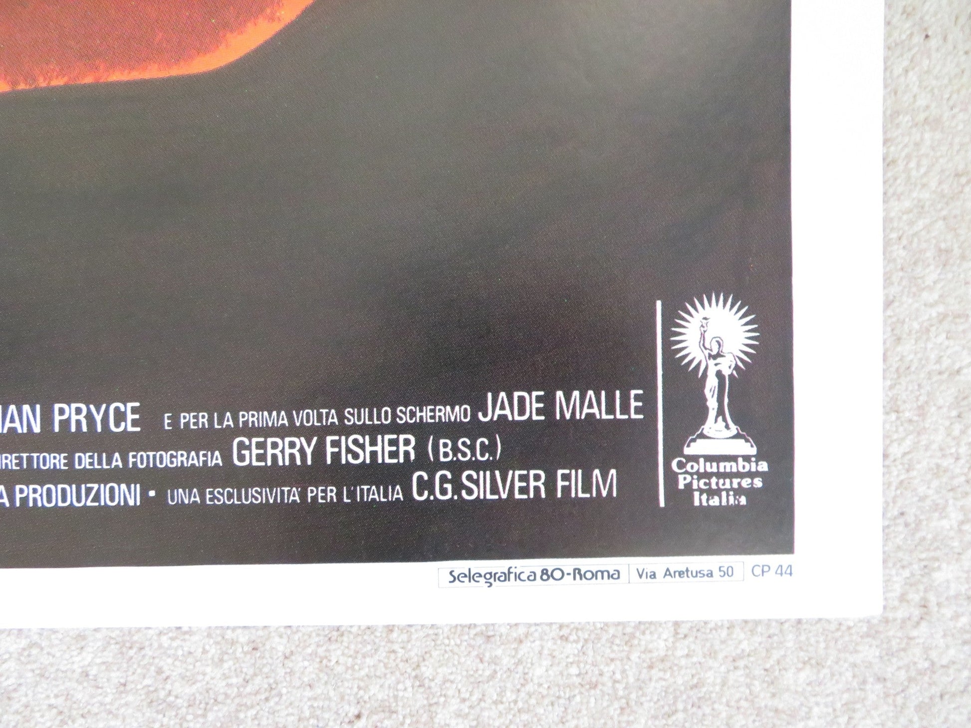 MAN ON FIRE ITALIAN 2 FOGLIO POSTER SCOTT GLENN JADE MALLE 1987 Rendezvous Cinema Movie posters