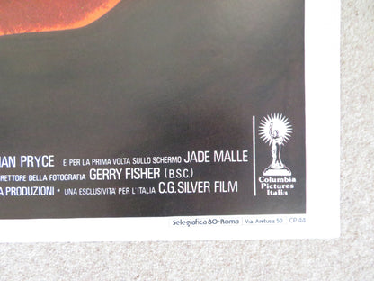 MAN ON FIRE ITALIAN 2 FOGLIO POSTER SCOTT GLENN JADE MALLE 1987 Rendezvous Cinema Movie posters