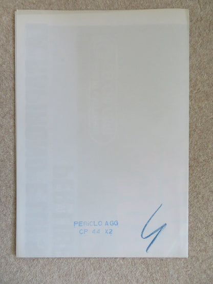 MAN ON FIRE ITALIAN 2 FOGLIO POSTER SCOTT GLENN JADE MALLE 1987 Rendezvous Cinema Movie posters