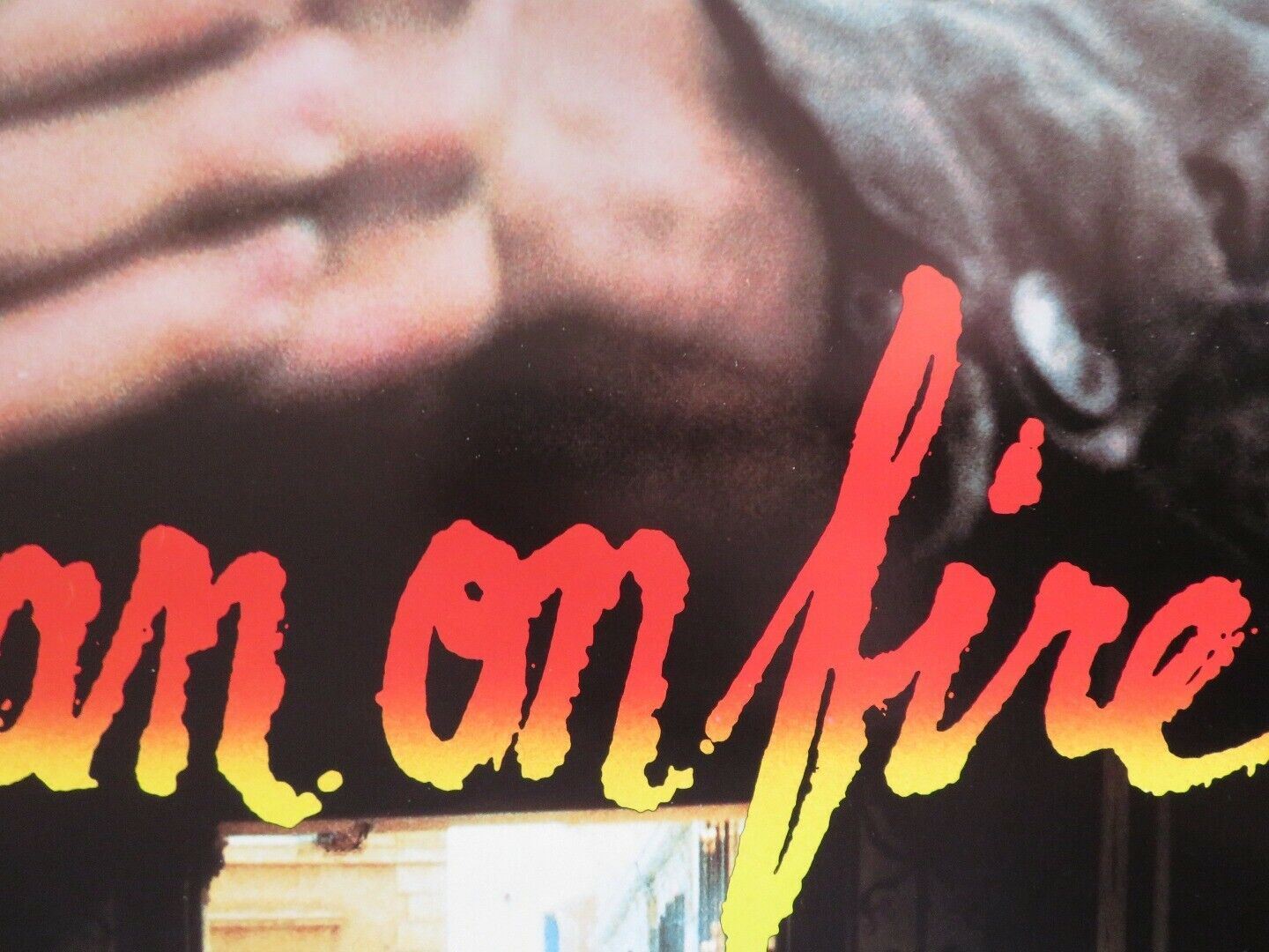 MAN ON FIRE US ONE SHEET ROLLED POSTER SCOTT GLENN BROOKE ADAMS 1987 Movie posters