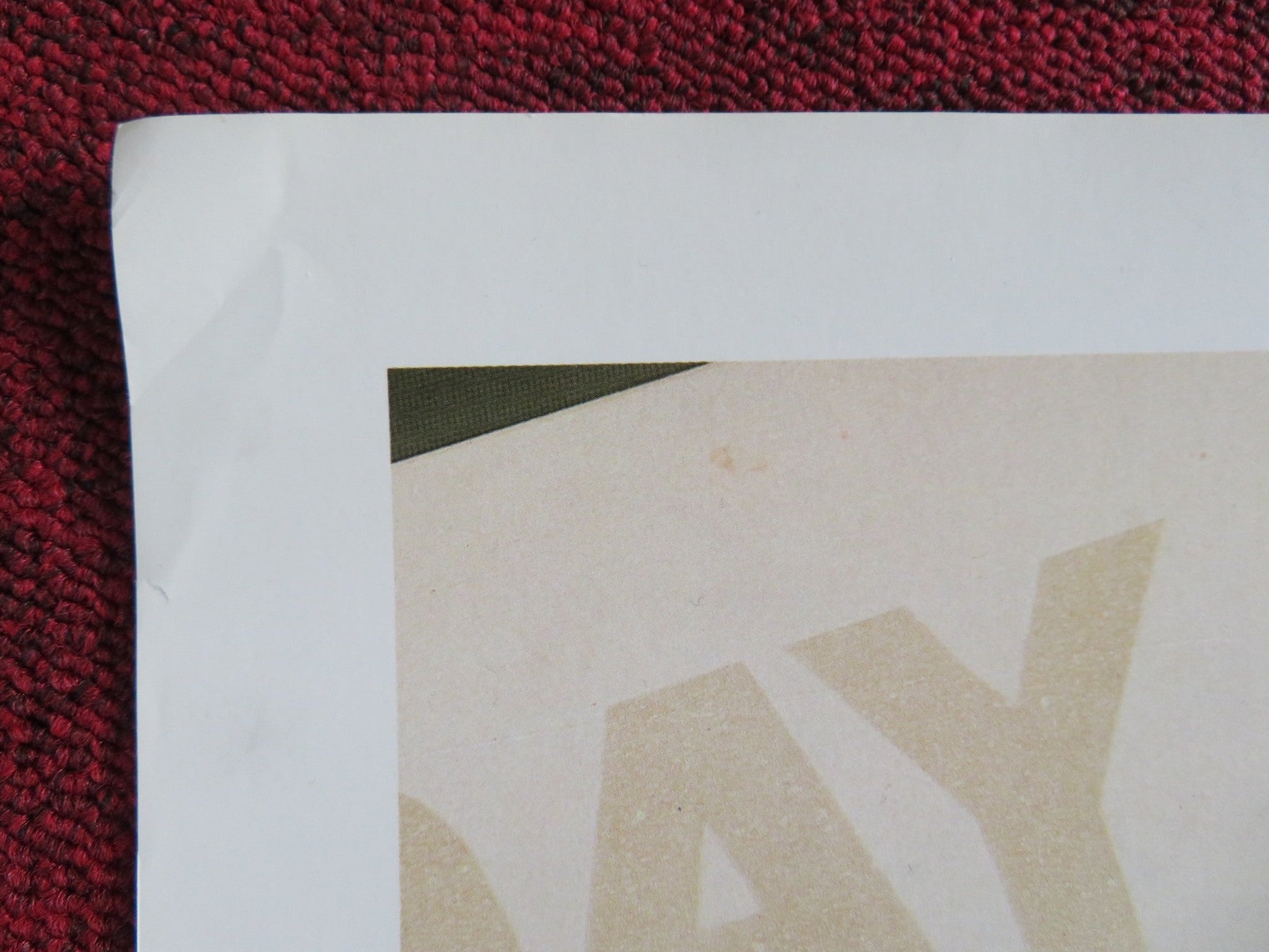 MAN ON FIRE US ONE SHEET ROLLED POSTER SCOTT GLENN JADE MALLE 1987 Rendezvous Cinema Movie posters