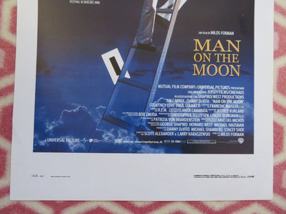 MAN ON THE MOON ITALIAN LOCANDINA (27.5"x13") POSTER JIM CARREY 2000 Movie posters