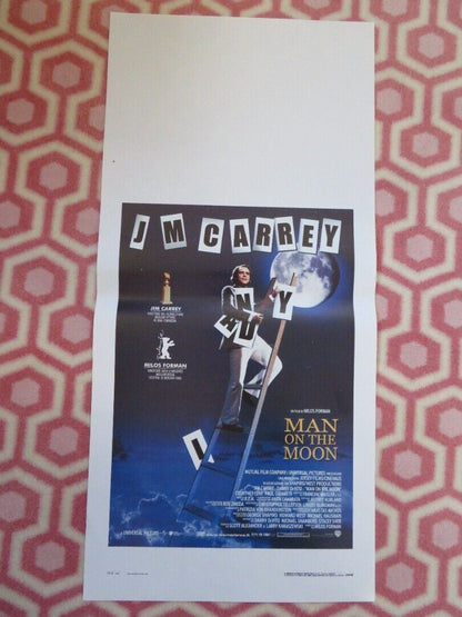 MAN ON THE MOON ITALIAN LOCANDINA (27.5"x13") POSTER JIM CARREY 2000 Movie posters