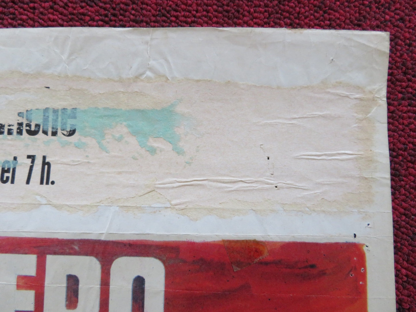 MAN, PRIDE AND VENGEANCE BELGIUM POSTER FRANCO NERO TINA AUMONT 1967 Rendezvous Cinema Movie posters