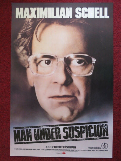 MAN UNDER SUSPICION US ONE SHEET ROLLED POSTER MAXIMILIAN SCHELL LENA STOLZE '84 Movie posters