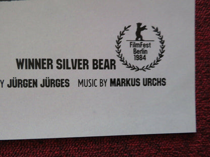 MAN UNDER SUSPICION US ONE SHEET ROLLED POSTER MAXIMILIAN SCHELL LENA STOLZE '84 Movie posters