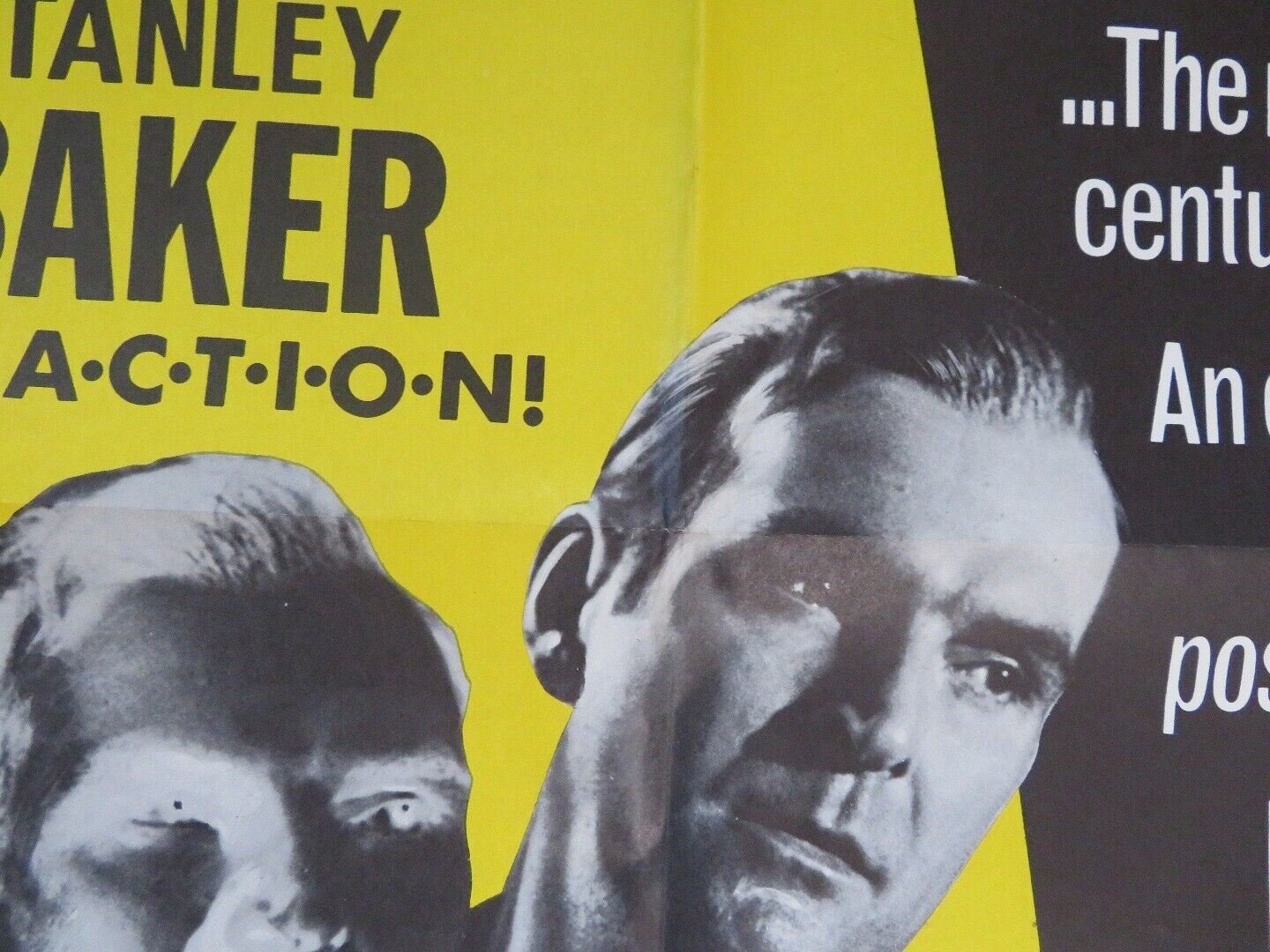 MAN WHO FINALLY DIED FOLDED US ONE SHEET POSTER GEORGINA WARD STANLEY BAKER 1967 - Rendezvous Cinema