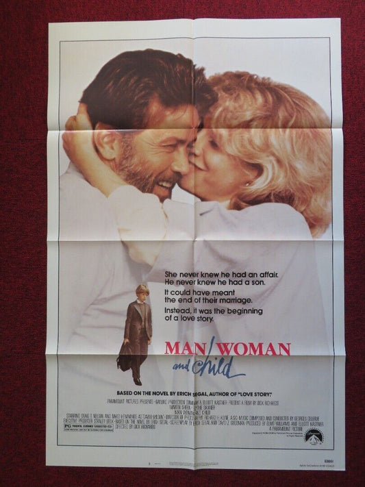 MAN, WOMAN AND CHILD FOLDED US ONE SHEET POSTER BLYTHE DANNER MARTIN SHEEN 1983 Movie posters