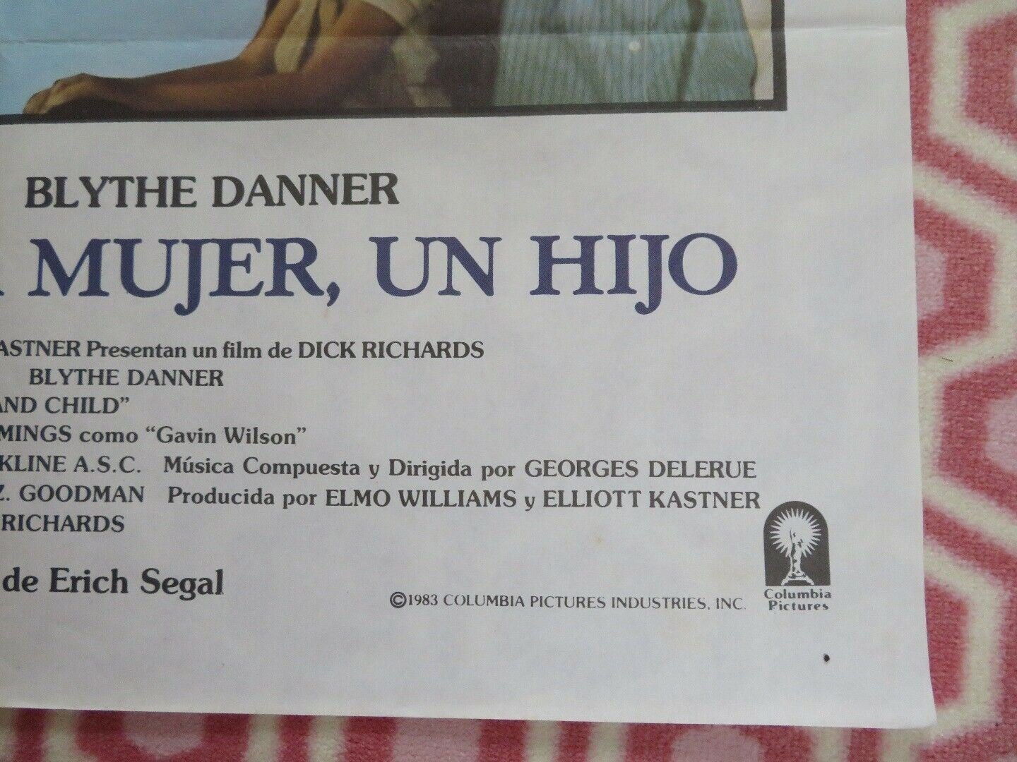 Man, Woman and Child SPANISH (39"X 27.5") ROLLED POSTER MARTIN SHEEN 1983 Movie posters