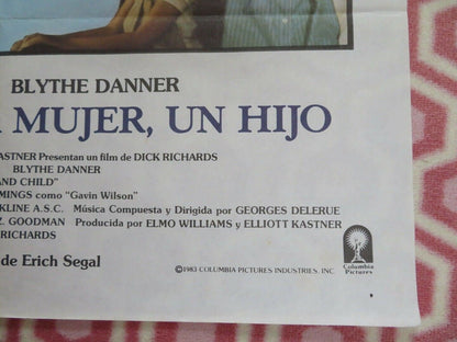 Man, Woman and Child SPANISH (39"X 27.5") ROLLED POSTER MARTIN SHEEN 1983 Movie posters