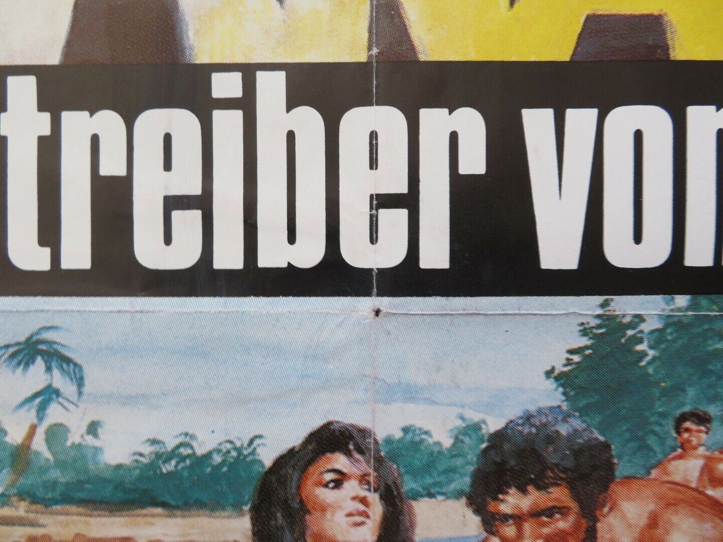 MANAOS GERMAN A1 ROLLED POSTER FABIO TESTI AGOSTINA BELLI 1979 Movie posters