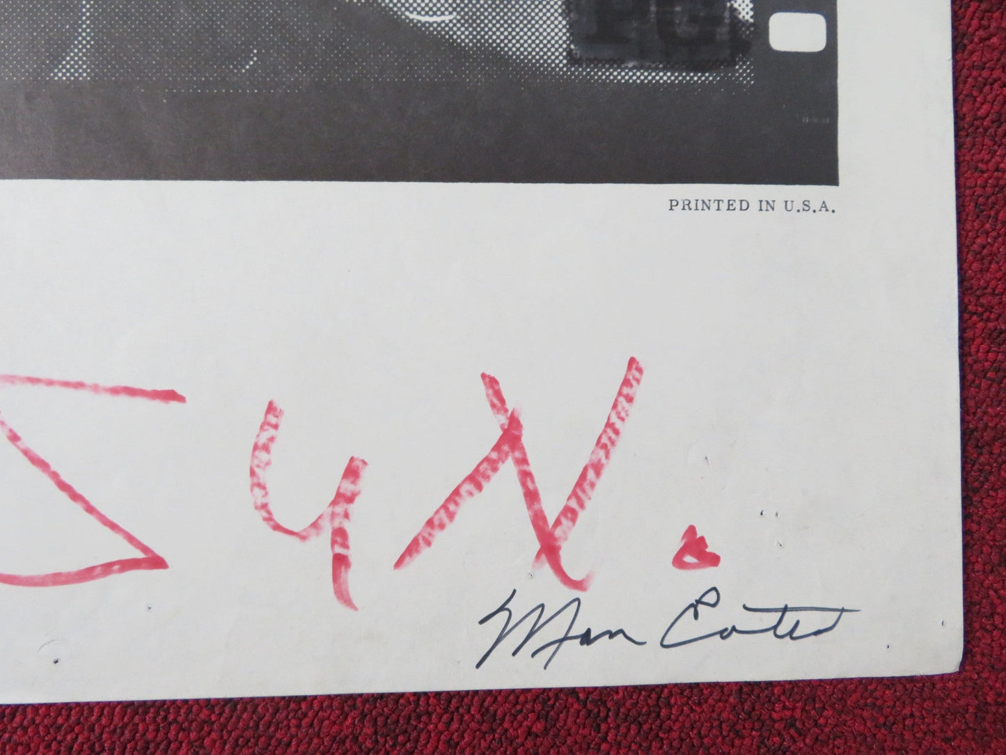 MANEATER / SHARK FOLDED US ONE SHEET POSTER BURT REYNOLDS ARTHUR KENNEDY 1969 Rendezvous Cinema Movie posters