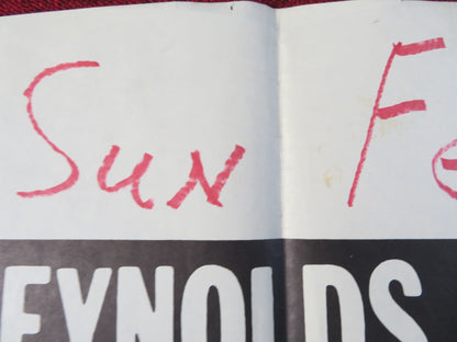 MANEATER / SHARK FOLDED US ONE SHEET POSTER BURT REYNOLDS ARTHUR KENNEDY 1969 Rendezvous Cinema Movie posters