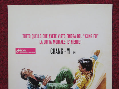 MANI CHE STRITOLANO ITALIAN LOCANDINA POSTER YI CHANG ANGELA MAO 1973 Rendezvous Cinema Movie posters
