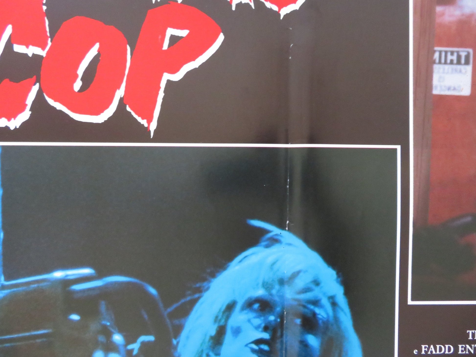 MANIAC COP - A ITALIAN FOTOBUSTA POSTER BRUCE CAMPBELL ROBERT Z'DAR ATKINS 1988 Rendezvous Cinema Movie posters