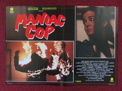 MANIAC COP - D ITALIAN FOTOBUSTA POSTER BRUCE CAMPBELL ROBERT Z'DAR ATKINS 1988 Rendezvous Cinema Movie posters