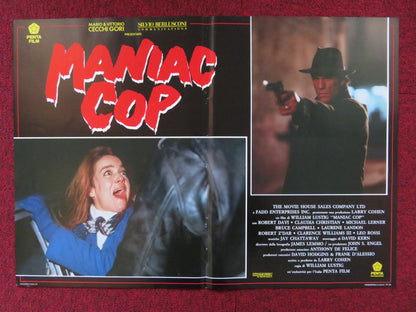 MANIAC COP - E ITALIAN FOTOBUSTA POSTER BRUCE CAMPBELL ROBERT Z'DAR ATKINS 1988 Rendezvous Cinema Movie posters
