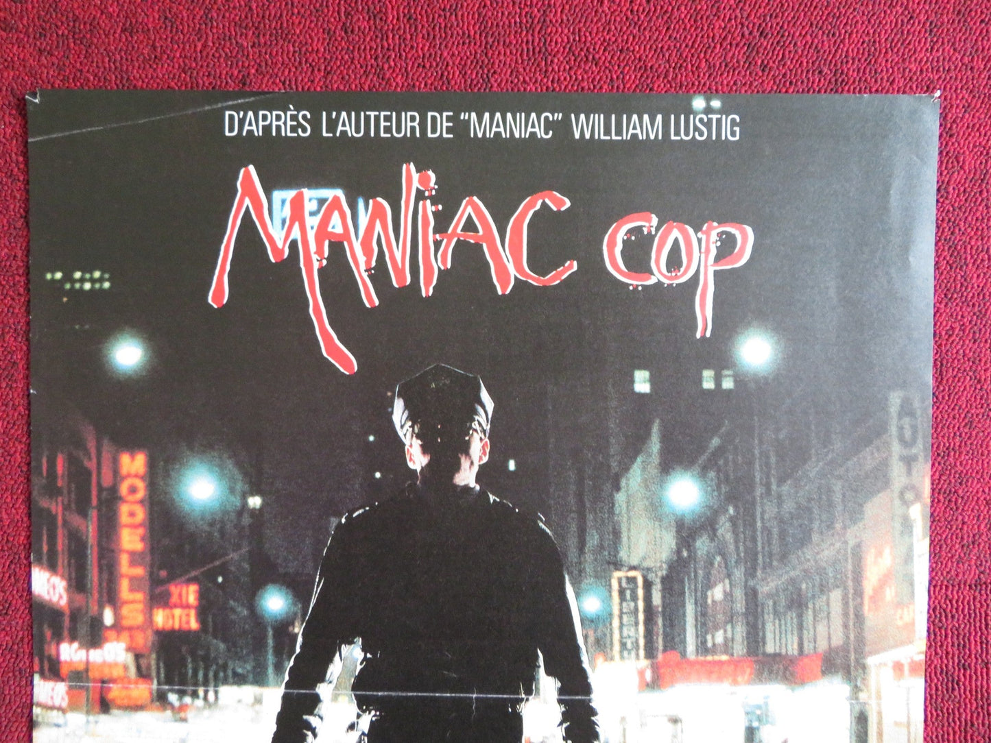 MANIAC COP FRENCH POSTER BRUCE CAMPBELL ROBERT Z'DAR 1988 Rendezvous Cinema Movie posters