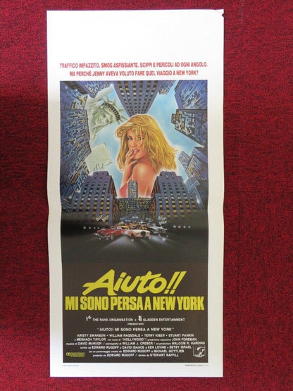 MANNEQUIN 2: ON THE MOVE ITALIAN LOCANDINA (27.5"x13") POSTER KIRSTY SWANSON '91 Movie posters