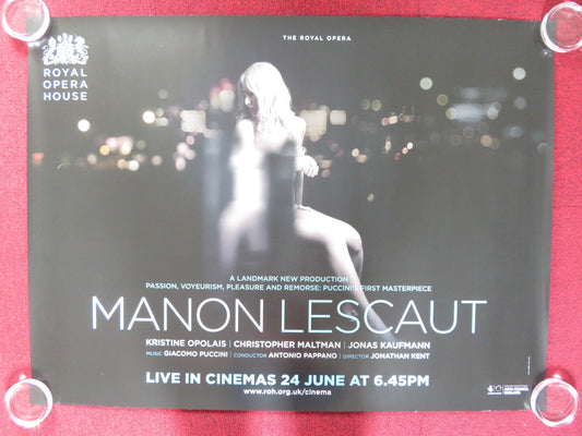 MANON LESCAUT UK QUAD ROLLED POSTER KRISTINE OPOLAIS 2014 Rendezvous Cinema Movie posters