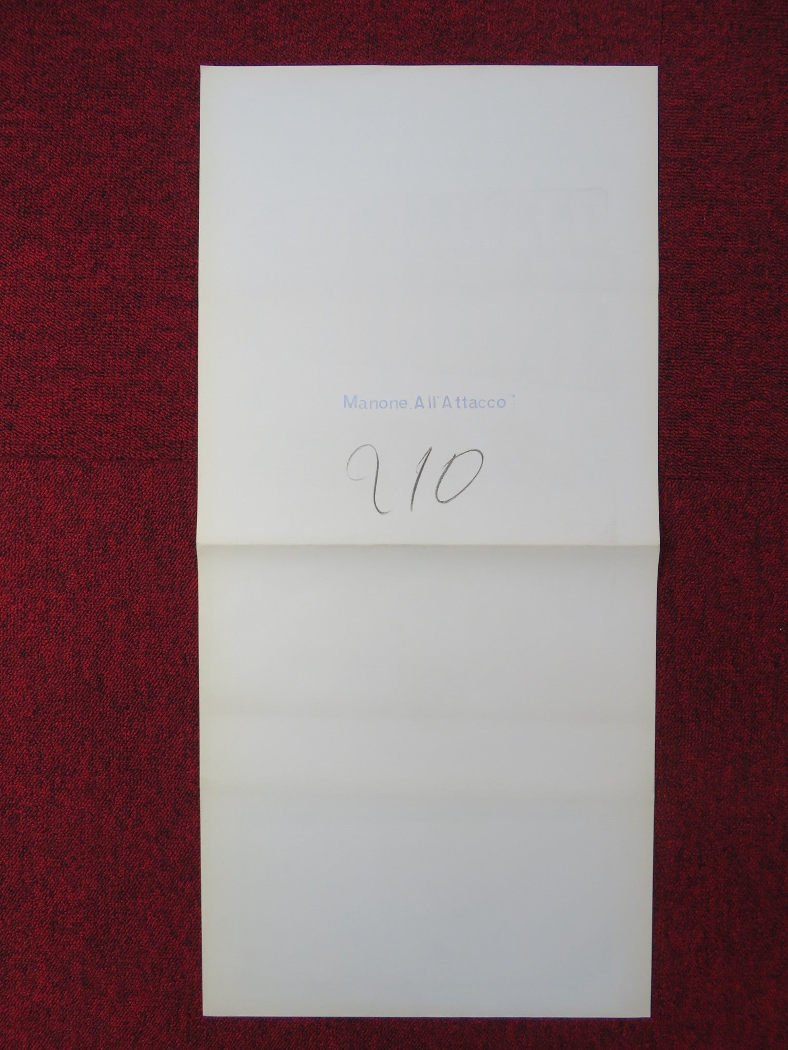 MANONE ALL'ATTACCO ITALIAN LOCANDINA POSTER PAUL SMITH GABI AMRANI 1976 Rendezvous Cinema Movie posters