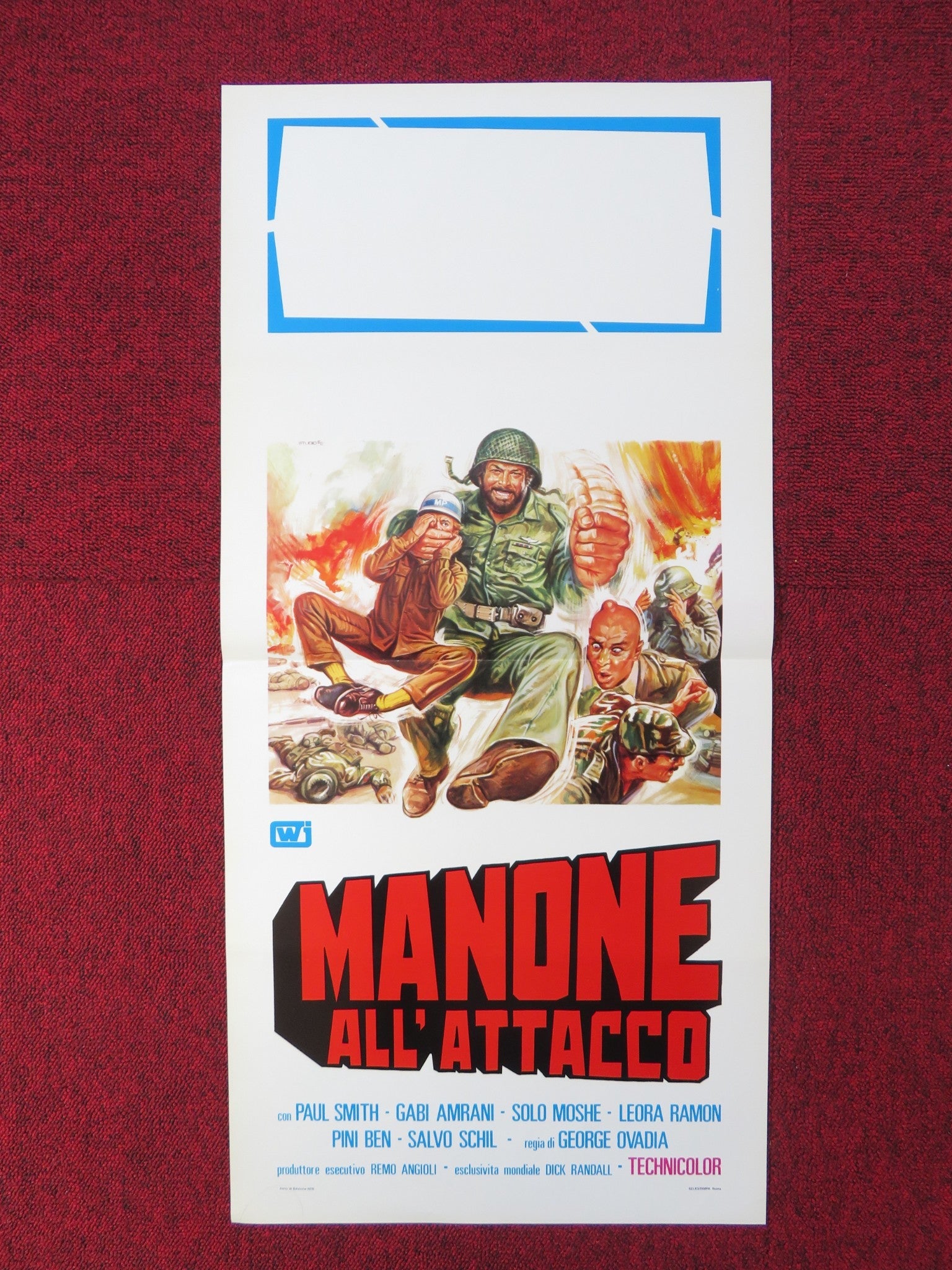 MANONE ALL'ATTACCO ITALIAN LOCANDINA POSTER PAUL SMITH GABI AMRANI 1976 Rendezvous Cinema Movie posters