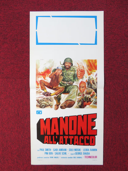 MANONE ALL'ATTACCO ITALIAN LOCANDINA POSTER PAUL SMITH GABI AMRANI 1976 Rendezvous Cinema Movie posters