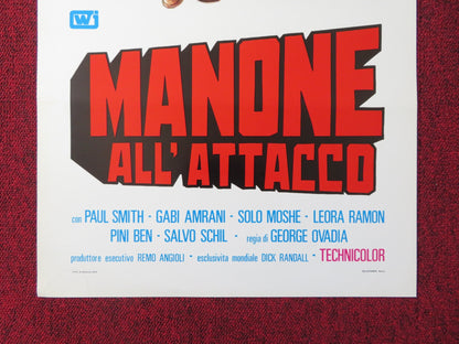 MANONE ALL'ATTACCO ITALIAN LOCANDINA POSTER PAUL SMITH GABI AMRANI 1976 Rendezvous Cinema Movie posters
