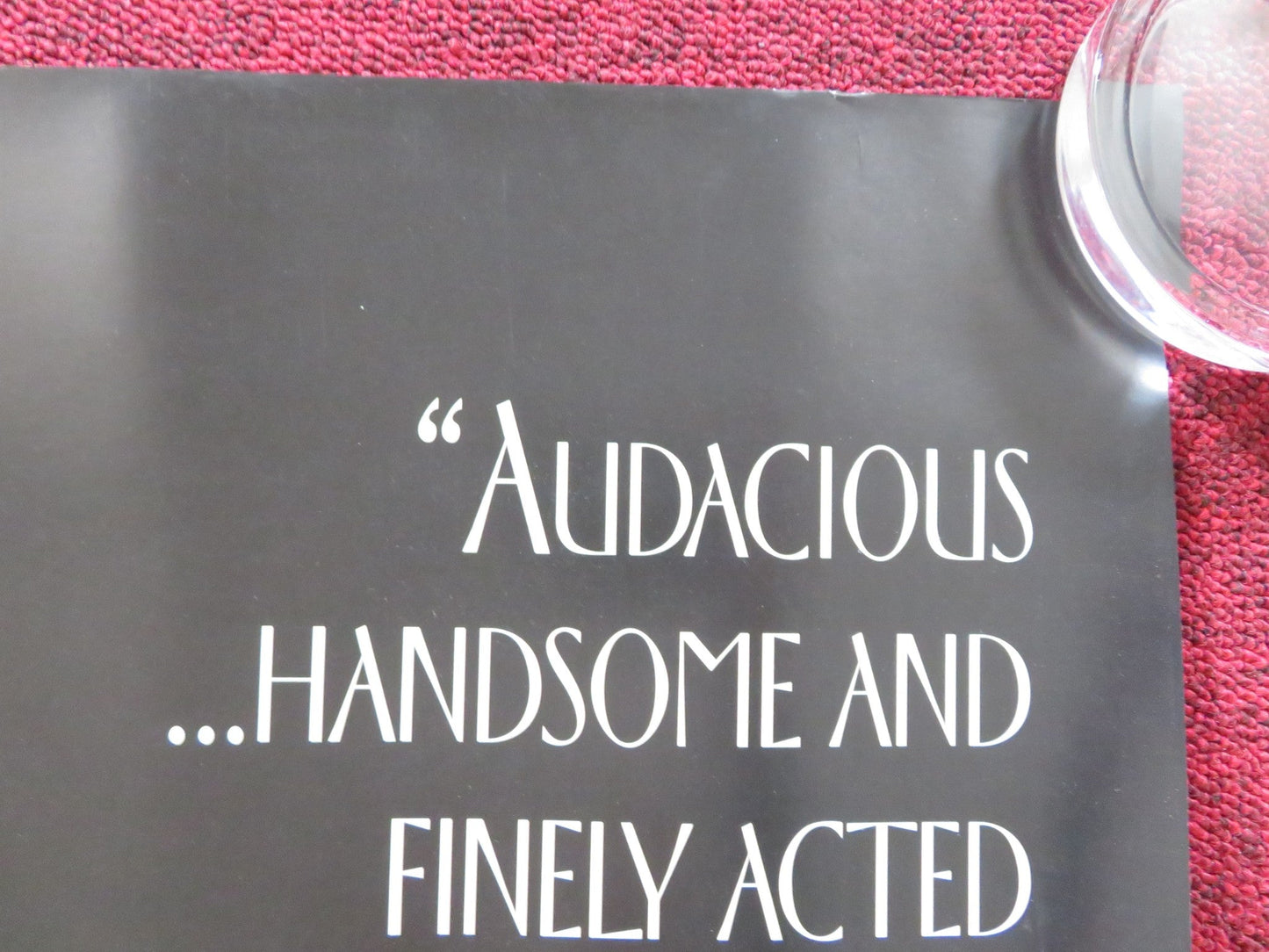 MANSFIELD PARK UK QUAD (30"x 40") ROLLED POSTER FRANCES O'CONNOR H. PINTER 1999 Rendezvous Cinema Movie posters