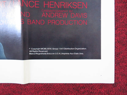 MANSION OF THE DOOMED FOLDED US ONE SHEET POSTER RICHARD BASEHEART 1976 Rendezvous Cinema Movie posters