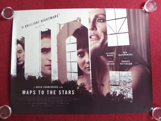 MAPS TO THE STARS UK QUAD (30"x 40") ROLLED POSTER CRONENBERG J. MOORE 2014 Rendezvous Cinema Movie posters