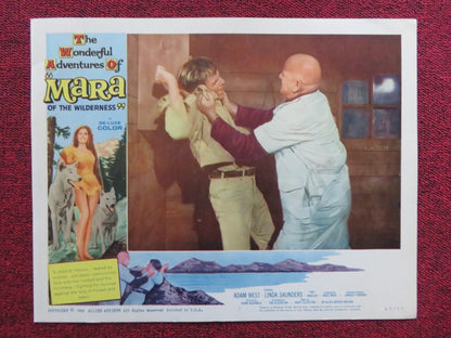 MARA OF THE WILDERNESS US LOBBY CARD SET LORI SAUNDERS ADAM WEST 1965 Rendezvous Cinema Movie posters