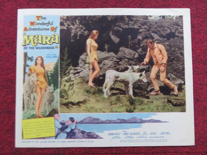 MARA OF THE WILDERNESS US LOBBY CARD SET LORI SAUNDERS ADAM WEST 1965 Rendezvous Cinema Movie posters