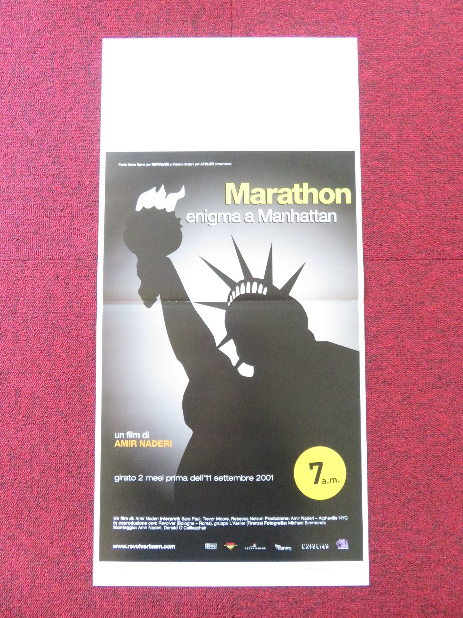 MARATHON ITALIAN LOCANDINA POSTER SARA PAULL TREVOR MOORE 2002 Rendezvous Cinema Movie posters