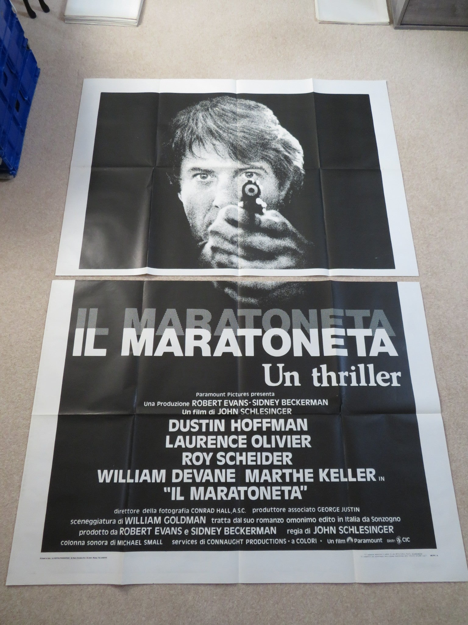 MARATHON MAN ITALIAN 4 FOGLIO POSTER DUSTIN HOFFMAN LAURENCE OLIVIER 1976 Rendezvous Cinema Movie posters