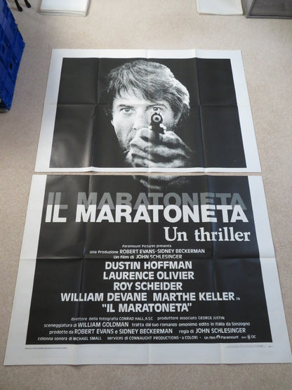 MARATHON MAN ITALIAN 4 FOGLIO POSTER DUSTIN HOFFMAN LAURENCE OLIVIER 1976 Rendezvous Cinema Movie posters