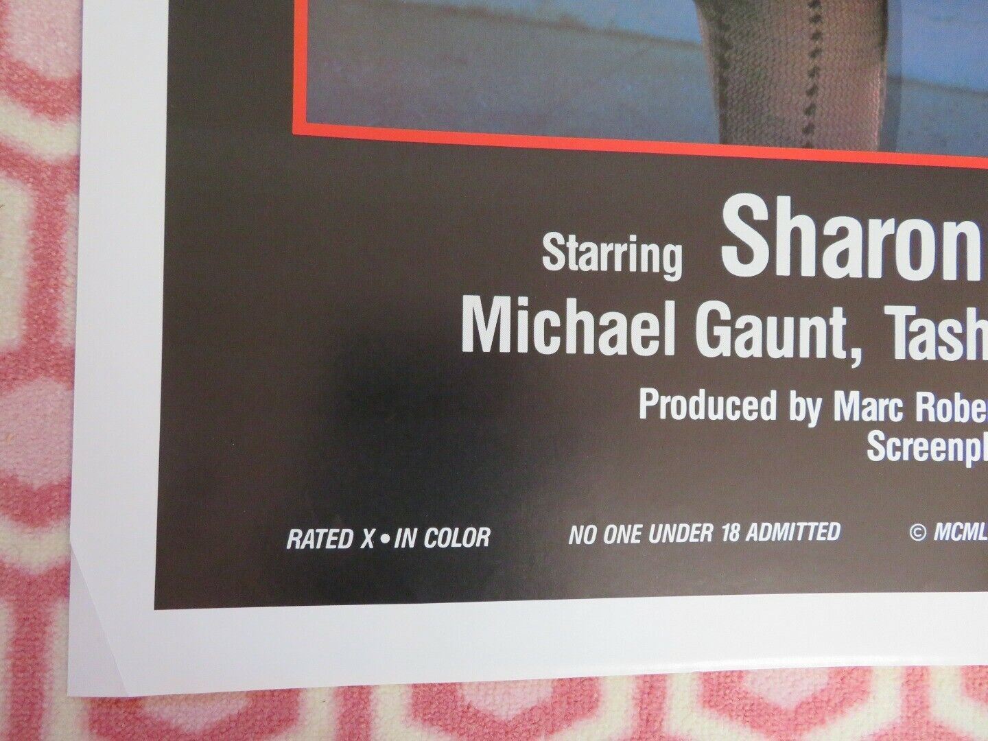 Marc Roberts' 69 ST. VICE ADULT FOLDED US ONE SHEET POSTER SHARON KANE 1984 Movie posters