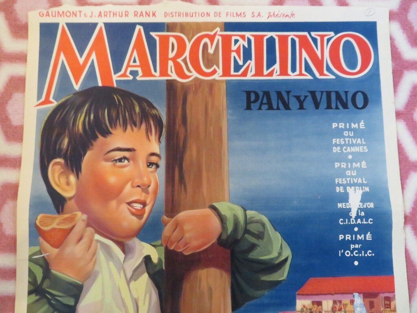 MARCELINO/ Totò e Marcellino BELGIUM (18"x 14") POSTER PABLITO CALVO 1958 Movie posters