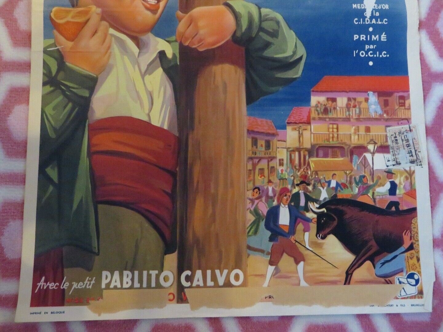 MARCELINO/ Totò e Marcellino BELGIUM (18"x 14") POSTER PABLITO CALVO 1958 Movie posters