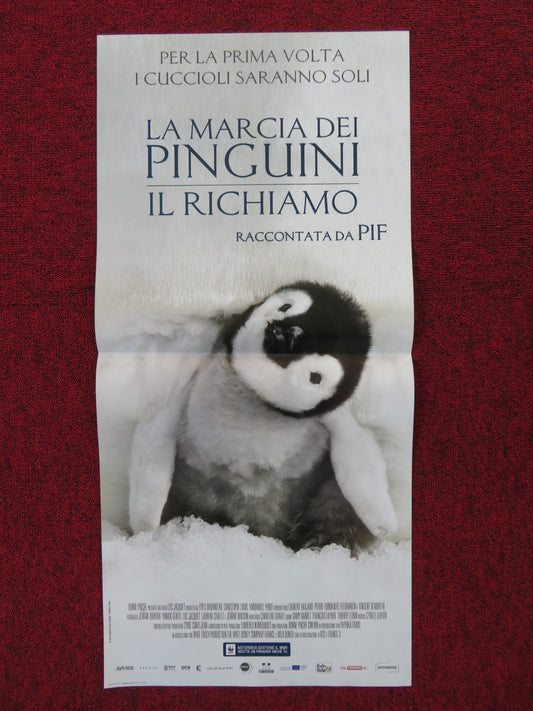 MARCH OF THE PENGUINS ITALIAN LOCANDINA POSTER LUC JACQUET 2005 Rendezvous Cinema Movie posters