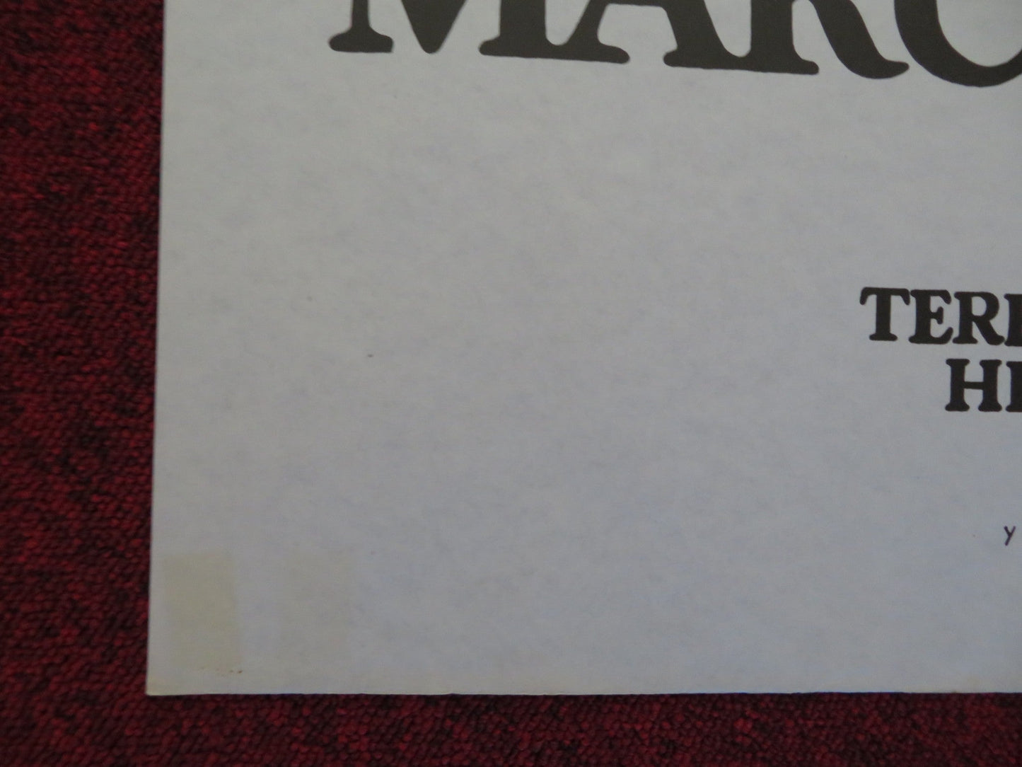 MARCH OR DIE FOLDED SPANISH POSTER GENE HACKMAN TERENCE HILL 1977 Rendezvous Cinema Movie posters