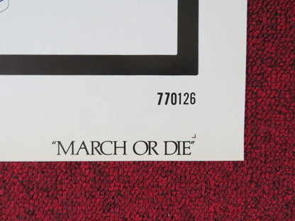 MARCH OR DIE FOLDED US ONE SHEET POSTER GENE HACKMAN TERENCE HILL 1977 Rendezvous Cinema Movie posters