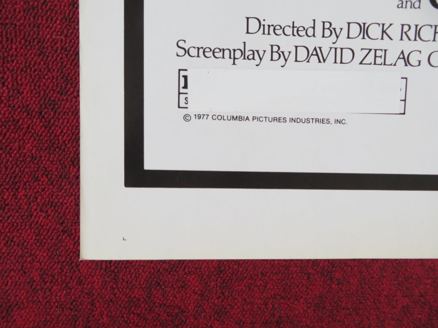 MARCH OR DIE FOLDED US ONE SHEET POSTER GENE HACKMAN TERENCE HILL 1977 Rendezvous Cinema Movie posters