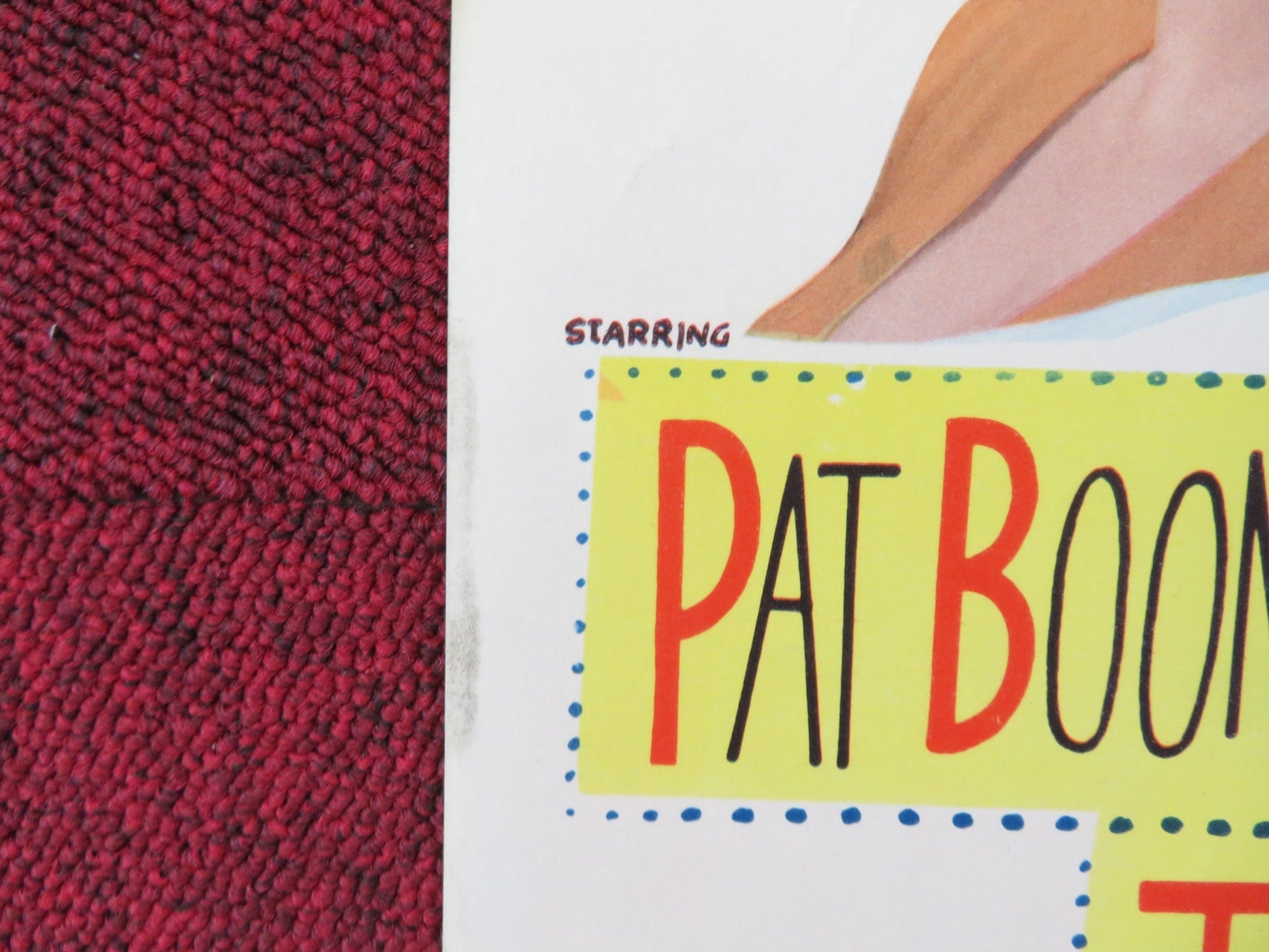 MARDI GRAS US INSERT (14"x 36") POSTER PAT BOONE CHRISTINE CARPERE 1958 Rendezvous Cinema Movie posters