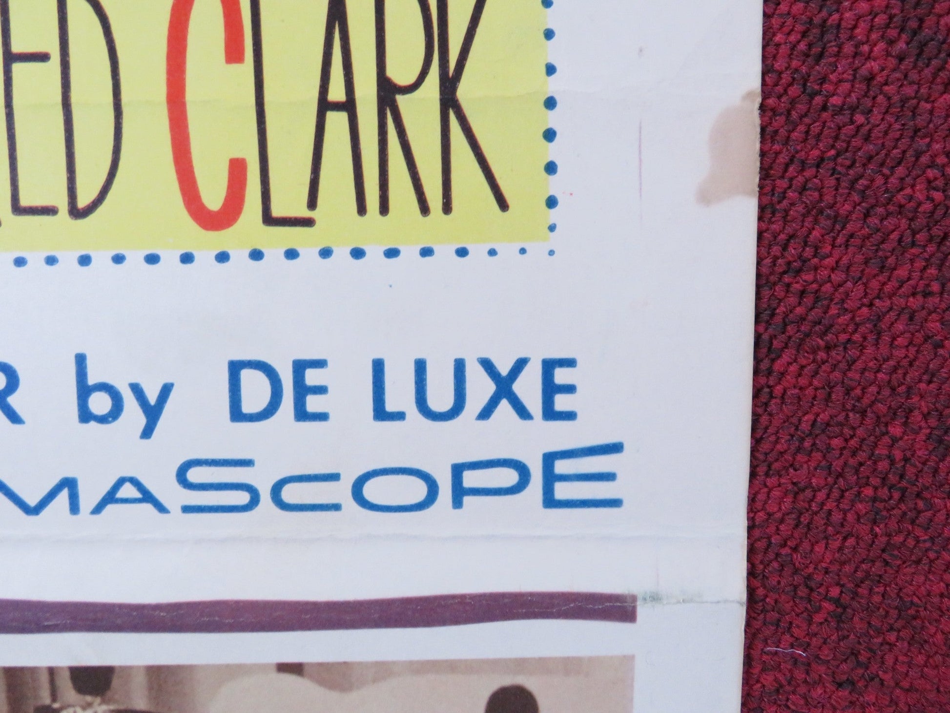 MARDI GRAS US INSERT (14"x 36") POSTER PAT BOONE CHRISTINE CARPERE 1958 Rendezvous Cinema Movie posters